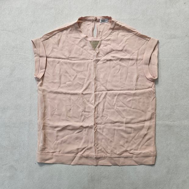 M 브루넬로 쿠치넬리 핑크 블라우스 0309Y