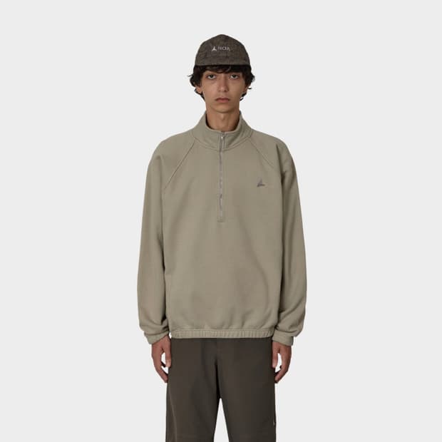 [L] 로아 로아하이킹 roa 헤비 하프집업 라이트그레이