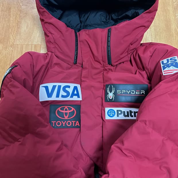 스파이더 롱패딩