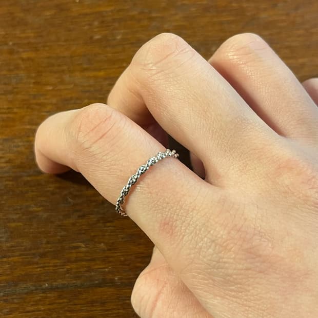 새상품 여성 신주 꽈베기 실반지 