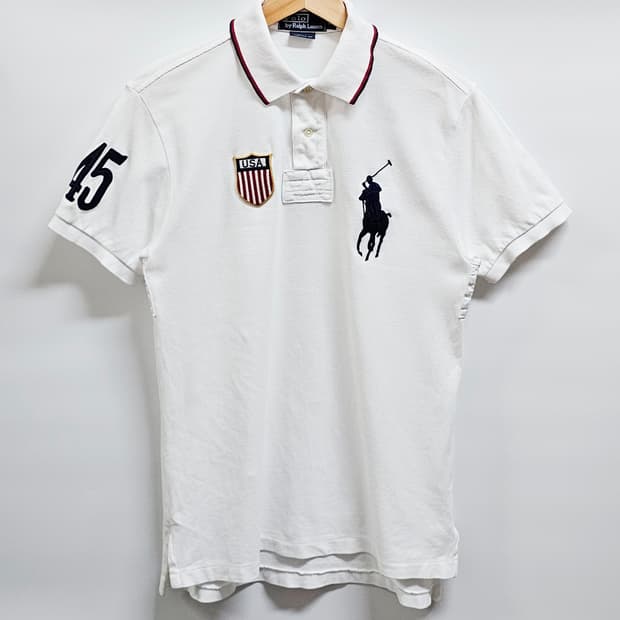 폴로랄프로렌 빅포니 USA 반팔카라티 M