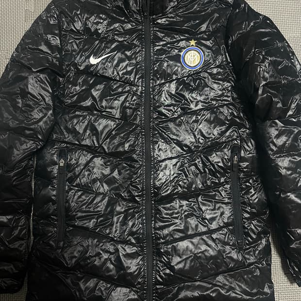 나이키 새상품급 인터밀란 한정라인 롱패딩 95