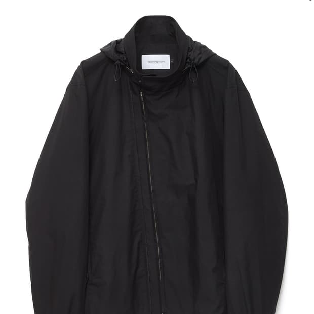 해칭룸 자켓 black 4사이즈 Diagonal Zip Jacket V2