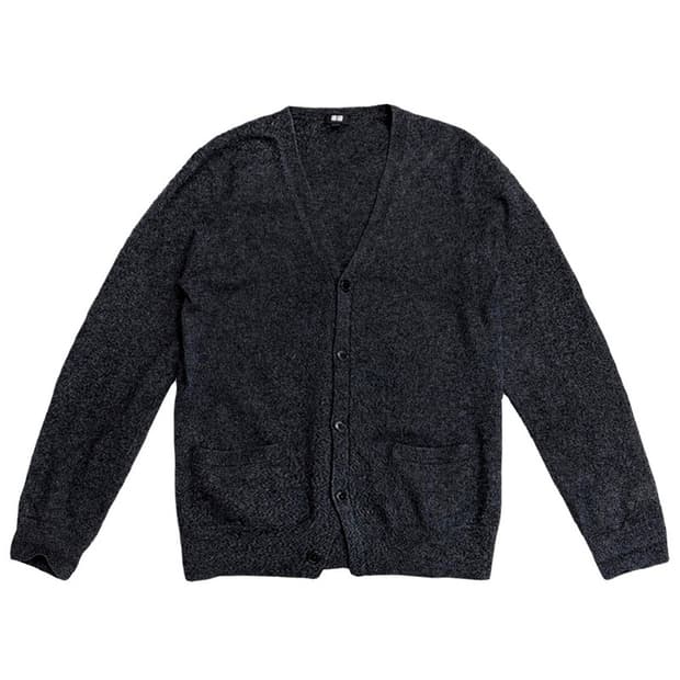 UNIQLO 캐시미어 100% 브이넥 가디건 M