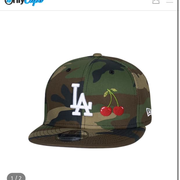 capo c4po 체리 커스텀 카모 캡 