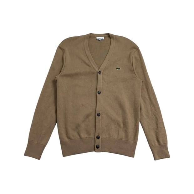 라코스테 가디건 브라운