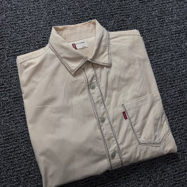 리바이스 USA 아웃스티치 아메리칸 워크 셔츠 1358