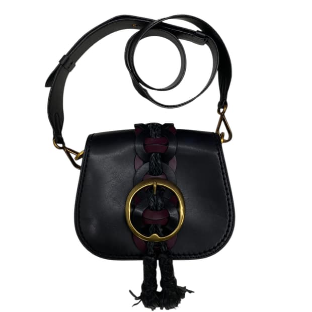 폴로 블랙 테슬 레녹스 크로스백