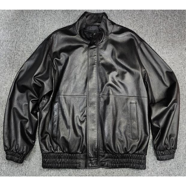 도프제이슨 오버핏 램스킨 양가죽 자켓 레더자켓 M
