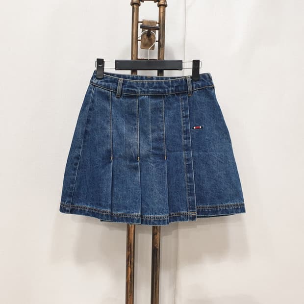 로맨틱크라운 데님 스커트 치마(S)