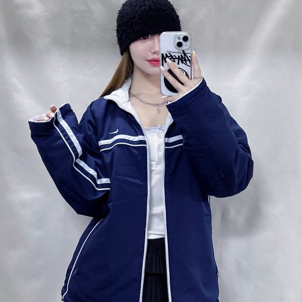 나이키 00‘s 리버서블(양면) 스우시 점퍼 