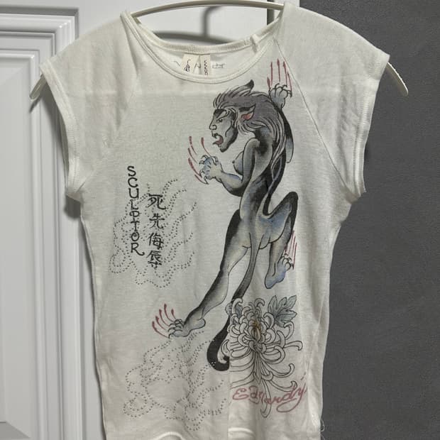 스컬프터 에드하디 반팔 티셔츠 s