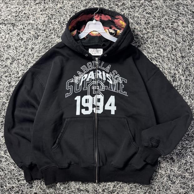슈프림 x 메종 마르지엘라 24ss 후드집업