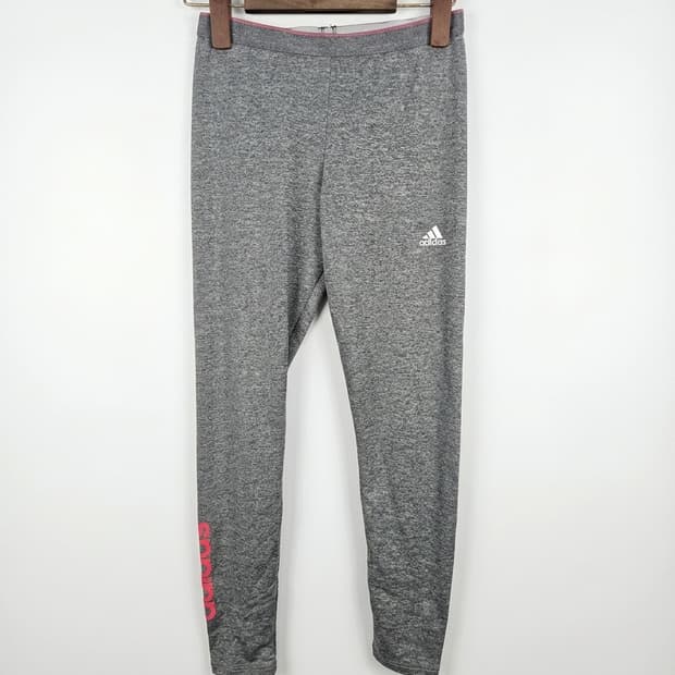 S,90 )) adidas 아디다스 레깅스 바지! 핑크색 포인트~