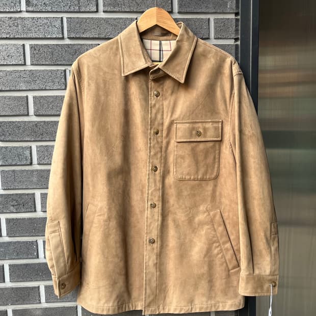 00s BURBERRY 버버리 스웨이드 자켓 브라운