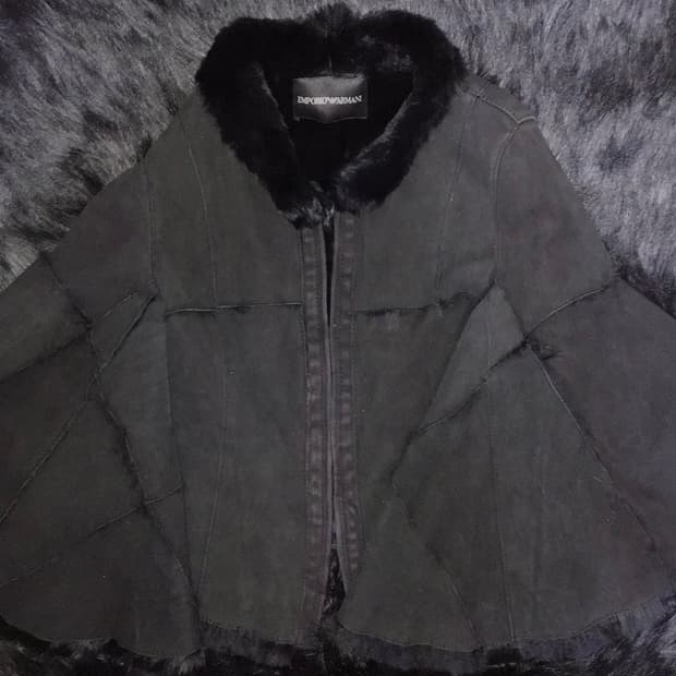 ARMANI EXCHANGE 아르마니 익스체인지 케이프 타입 숏코트