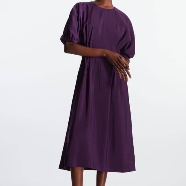 [COS 코스] 여성 퍼프 롱원피스