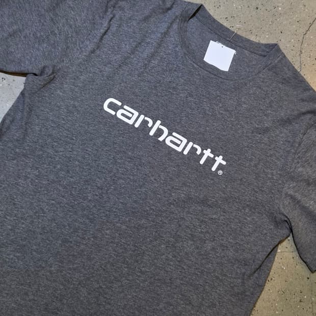 Carhartt 칼하트 그레이 반팔티