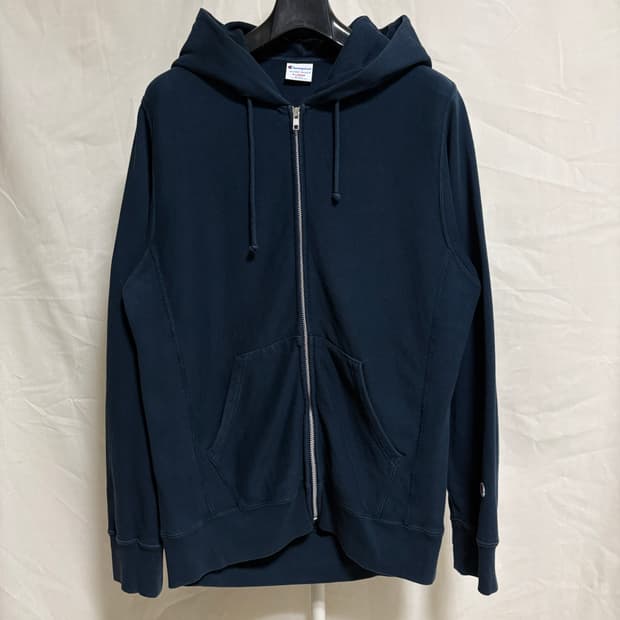 챔피온 리버스위브 후드집업 / 네이비, XL