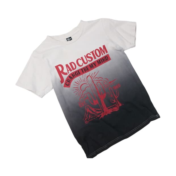 RAD CUSTOM 그라데이션 프린팅 반팔티셔츠