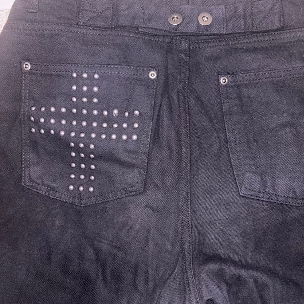 cross stud pants