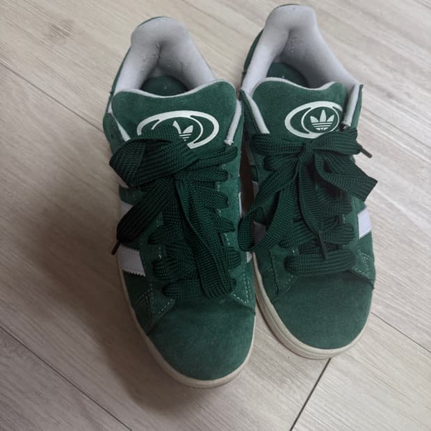 아디다스 캠퍼스 00s 다크그린 스웨이드 (260) 💚