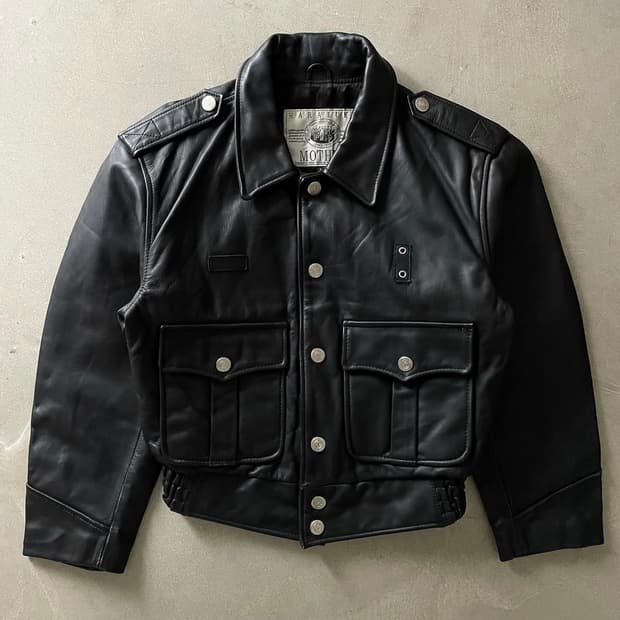 [M]90s Harajuku Mother 레더 자켓