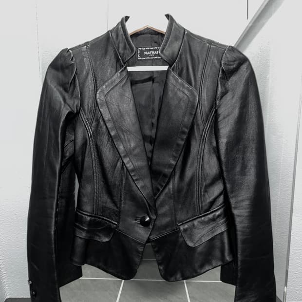 양가죽 블레이저 자켓