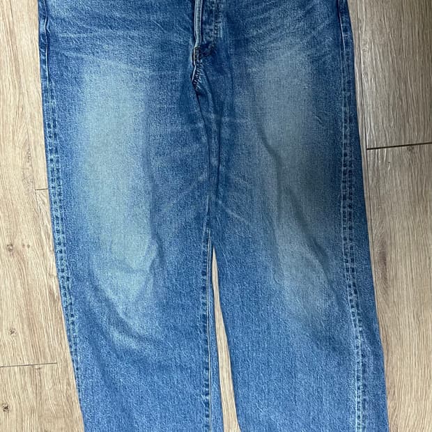 울테리어 빈티지 워시드 파이브 포켓 데님