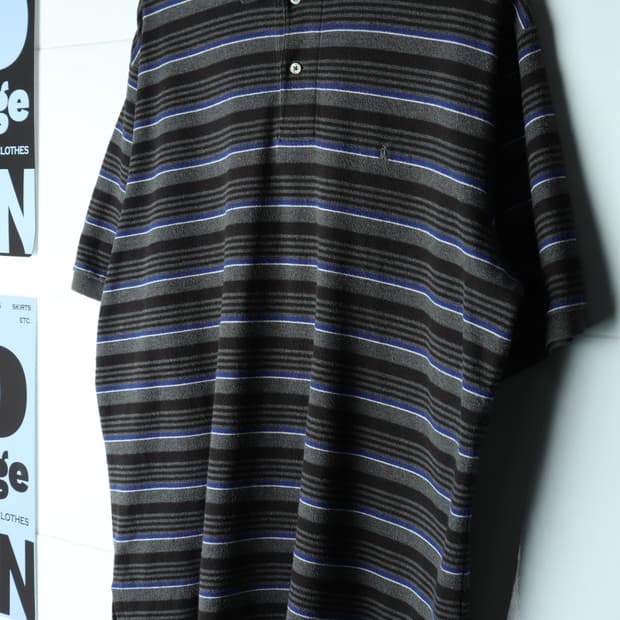 (XL-3XL) 폴로 랄프로렌 반팔 카라 티셔츠 90S-H34037