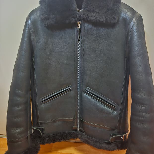 95 M) 광희시장 B-6 리얼 양가죽 무스탕