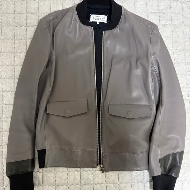 급처 15ss 마르지엘라 레더 자켓