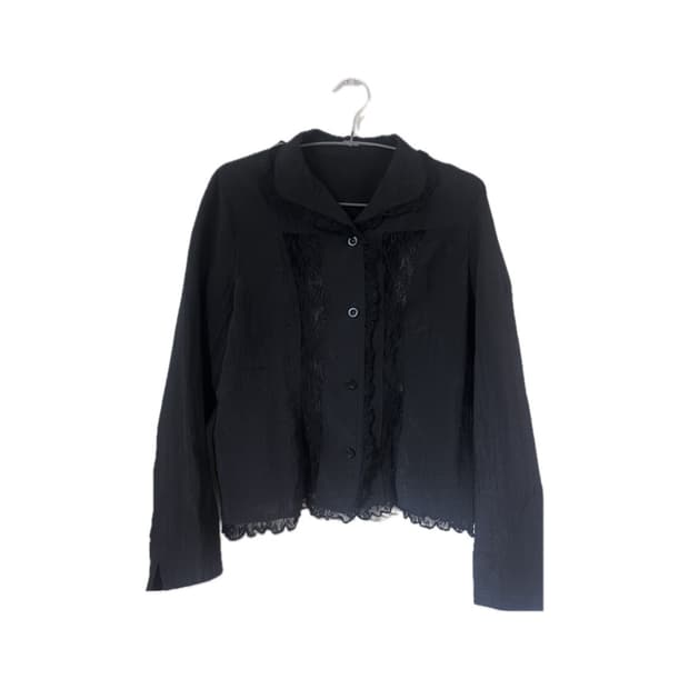 레이스 고스 고딕 로맨틱 갸루 블라우스 셔츠 공겜여주 공겜