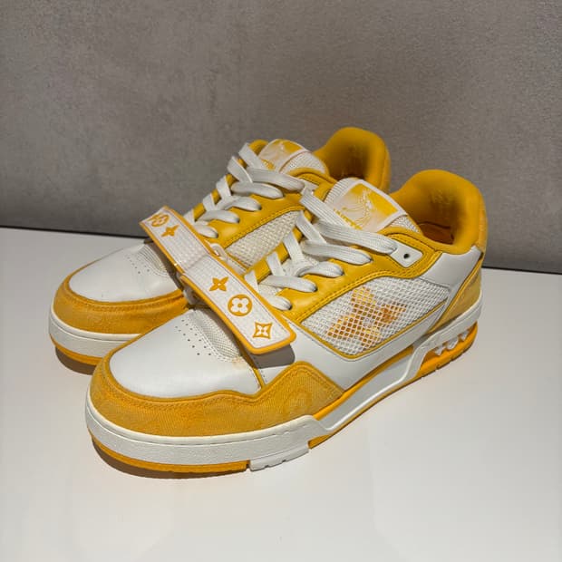 루이비통 벨크로 데님 트레이너