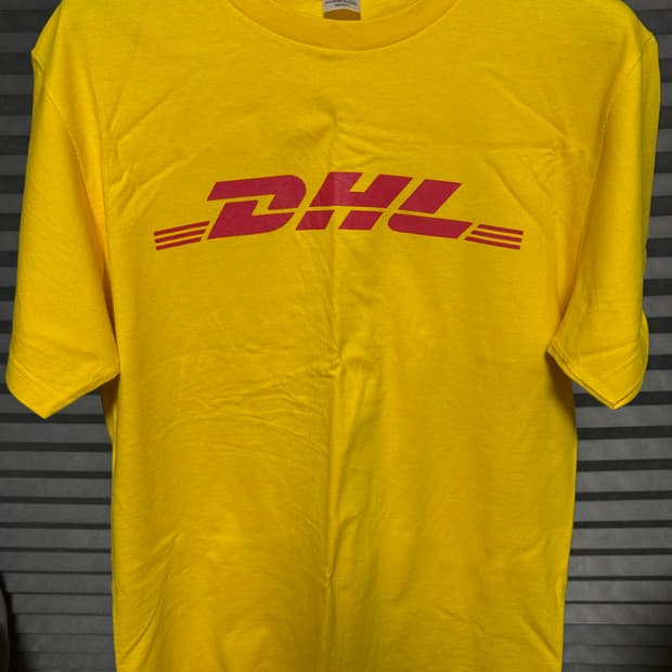 빈티지 DHL 티셔츠 L