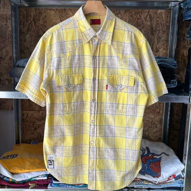 Levi's Western Check Pattern Shirt