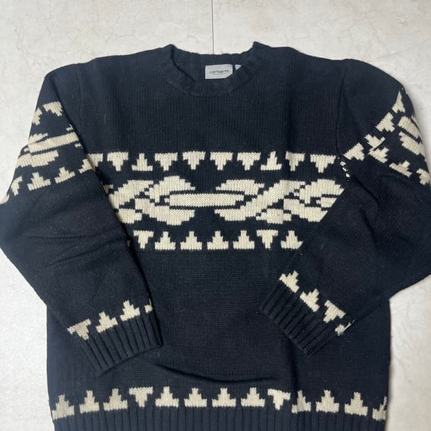 칼하트 wip 니트