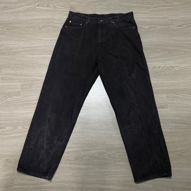 90s 리바이스 565 블랙 36x32 USA made