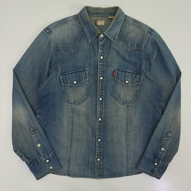 Levi's  리바이스 레드탭 클래식 웨스턴 데님 셔츠 