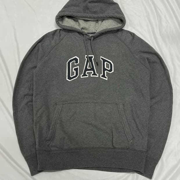 GAP 후드 티 그레이/네이비 