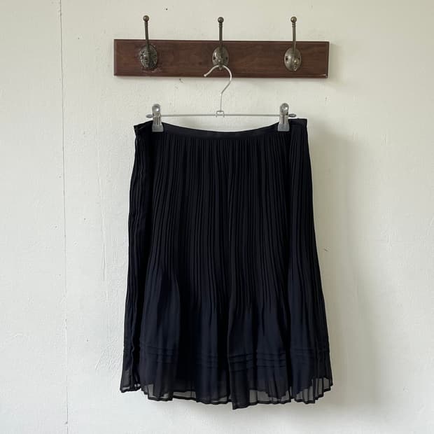 Japan vtg 블랙 레이어드 스커트