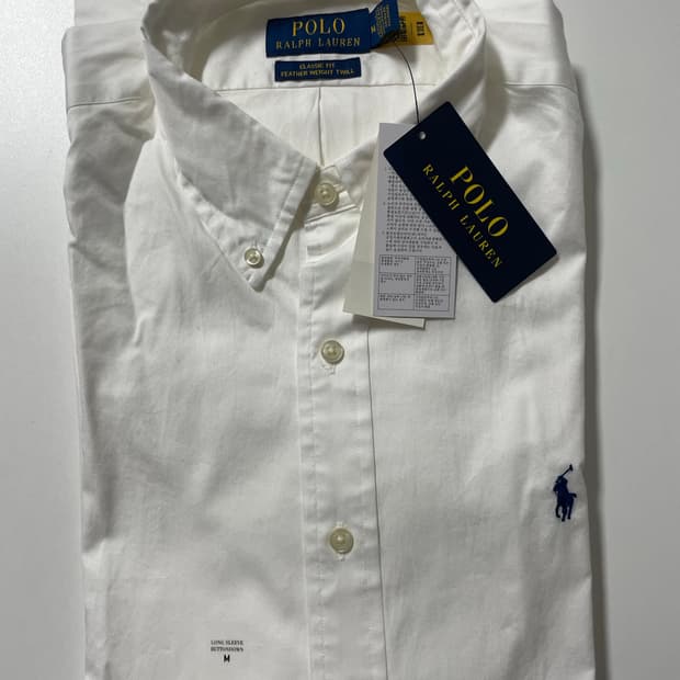(새상품) polo 폴로 랄프로렌 화이트 정장 신형 셔츠 