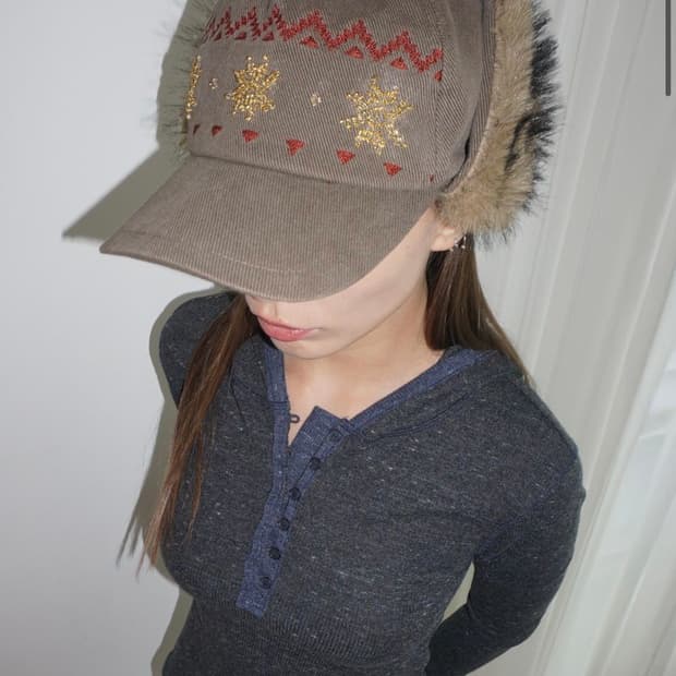 스컬프터 트래퍼 퍼 모자