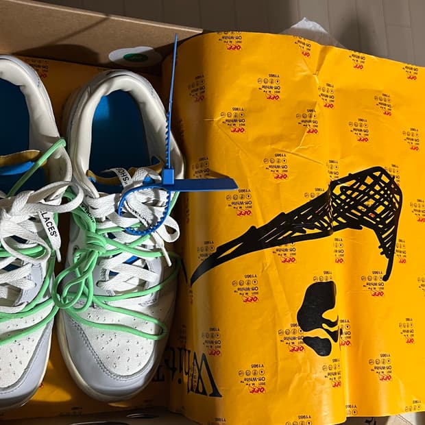 나이키 오프화이트 덩크 로우 lot 26