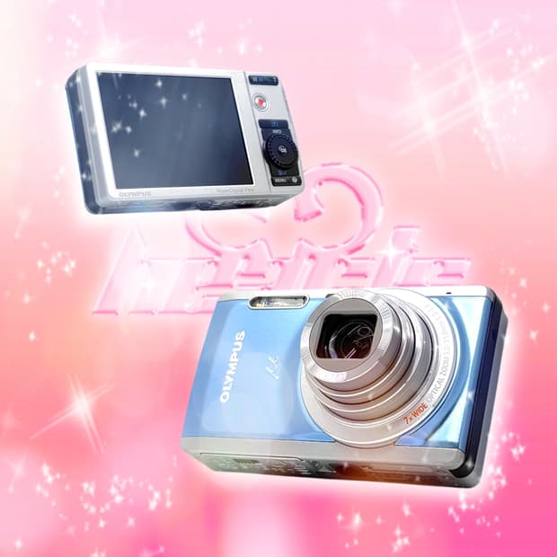 [하투하픽!] 올림푸스 뮤 7040 블루 디지털카메라