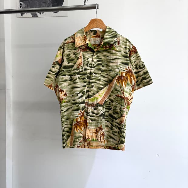GOLDEN NEEDLE 하와이안 셔츠