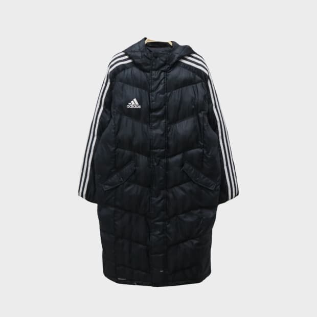 아디다스 삼선 롱 패딩 63405