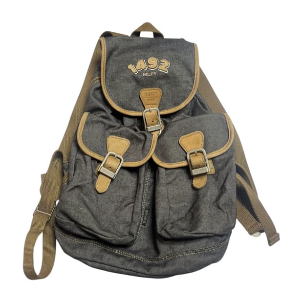 1942Miles 빈티지 투포켓 백팩