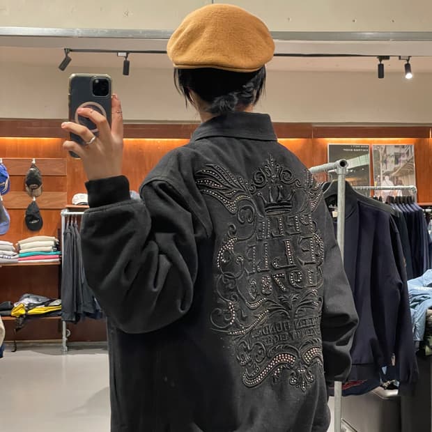 펠레펠레 울 바시티 자켓