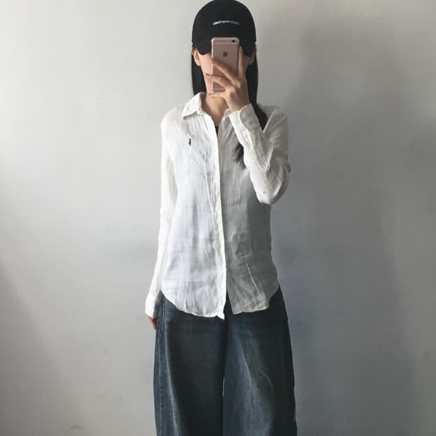 폴로 랄프로렌 자수로고 셔츠